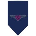 Unconditional Love Aviator Rhinestone Bandana Navy Blue large UN852033